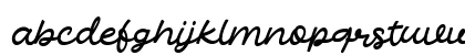 Zara Amorett Free Regular Lowercase Preview