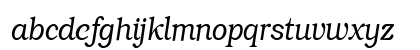 Pali Bookman Cond Regular Lowercase Preview