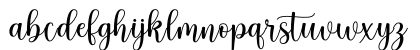 Aurely Lovely Regular Lowercase Preview