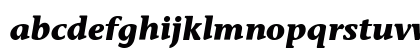 StoneInfITC Bold Italic Lowercase Preview