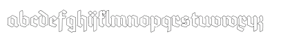 Deutsch-Gotisch Outline Regular Lowercase Preview