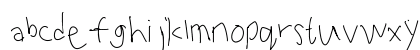 Bouncing Sans Regular Lowercase Preview