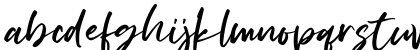 Bellisya Regular Lowercase Preview