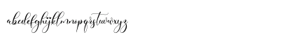 Freelove Regular Lowercase Preview