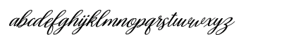 Decembery Italic Regular Lowercase Preview
