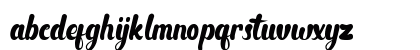 Deqboza Regular Lowercase Preview
