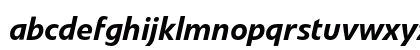 LinotypeVeto MediumItalic Lowercase Preview