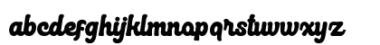 Retro Beach Regular Lowercase Preview