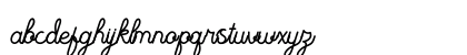 The Beautyline FreeVersion Regular Lowercase Preview
