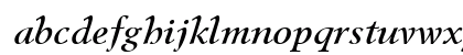 Lazurski BoldItalic Lowercase Preview