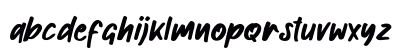 Buckles Regular Lowercase Preview