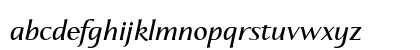 Aperto SB SemiBold Italic Lowercase Preview