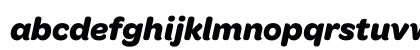 Omnes Bold Italic Lowercase Preview