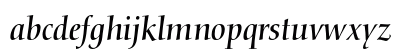 Nofret Italic Lowercase Preview