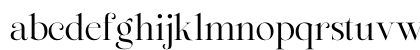 Zofiere Regular Lowercase Preview