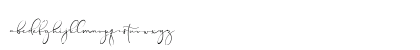 Brittaney Free Regular Lowercase Preview