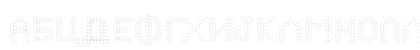 X_Circles UltraBold Lowercase Preview