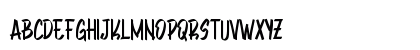 Mark Brush Regular Lowercase Preview