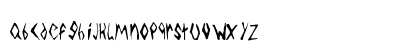 Acuate Regular Lowercase Preview
