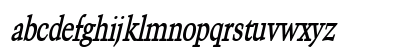 CongoThin BoldItalic Lowercase Preview