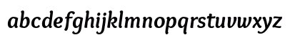 Overlock Bold Italic Lowercase Preview