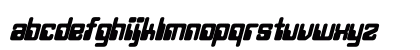 Twobit Bold Italic Lowercase Preview