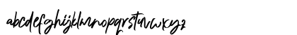 Algenta Font Regular Lowercase Preview