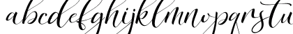 Jartifisa Regular Lowercase Preview