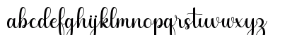 Hailey Regular Lowercase Preview