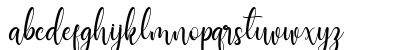 Manthine Personal Use Only Regular Lowercase Preview