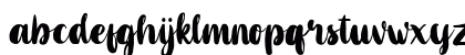 Mahoni Free Personal Use Regular Lowercase Preview