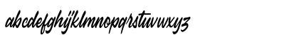 Hayline Regular Lowercase Preview