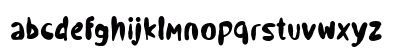 Slurp Over - Demo Regular Lowercase Preview