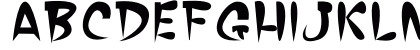 BOOZ BOOM Regular Lowercase Preview