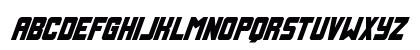 Urban Defender Super- Italic Lowercase Preview