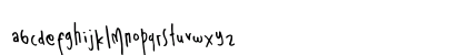 Stephanie Regular Lowercase Preview