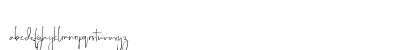 Just Sunday Bold Lowercase Preview