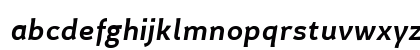 Certa Sans Medium Italic Lowercase Preview