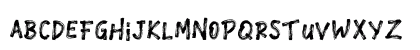 Crasher Regular Lowercase Preview