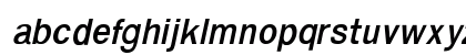 Garuda BoldOblique Lowercase Preview