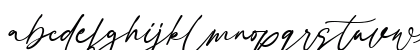 Cathyperry Regular Lowercase Preview