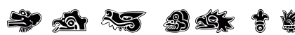 101! Aztec SymbolZ Regular Lowercase Preview