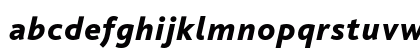 BlissPro Italic Lowercase Preview