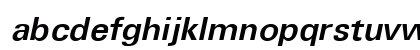 UnvEe Bold Italic Lowercase Preview