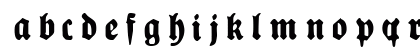 Plakat-FrakturUNZ1L Italic Preview