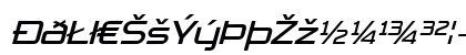 TradeMarker Light Italic Lowercase Preview