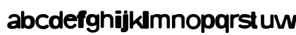 Dirty OneBold Lowercase Preview