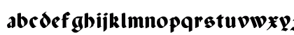 Paganini Th Bold Lowercase Preview