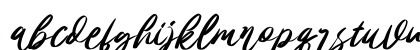 Alisa Italic Lowercase Preview