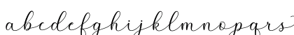Montens Regular Lowercase Preview